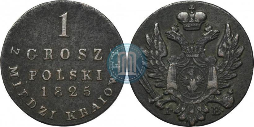 Фото 1 грош 1825 года IB 