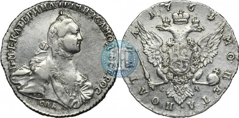 Picture Poltina 1764 year СПБ-СА 