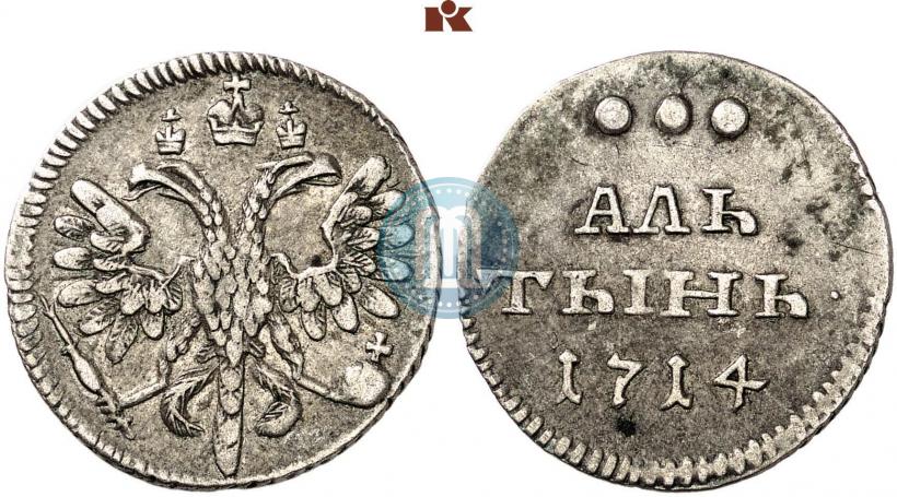 Picture Altyn 1714 year  