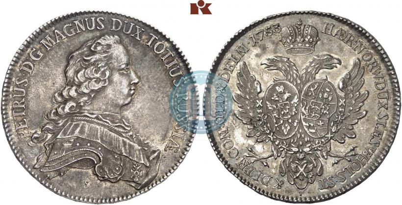Picture Thaler 1753 year P "Albertusthaler"