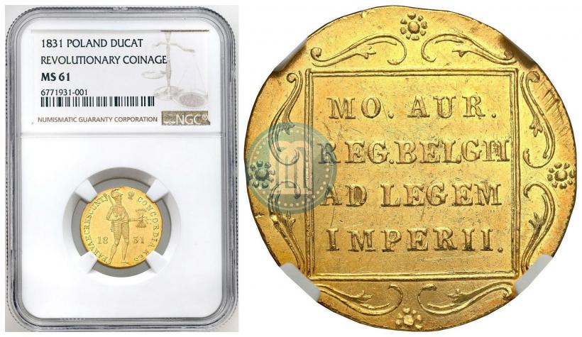 Фото Дукат 1831 года  "Польское восстание"