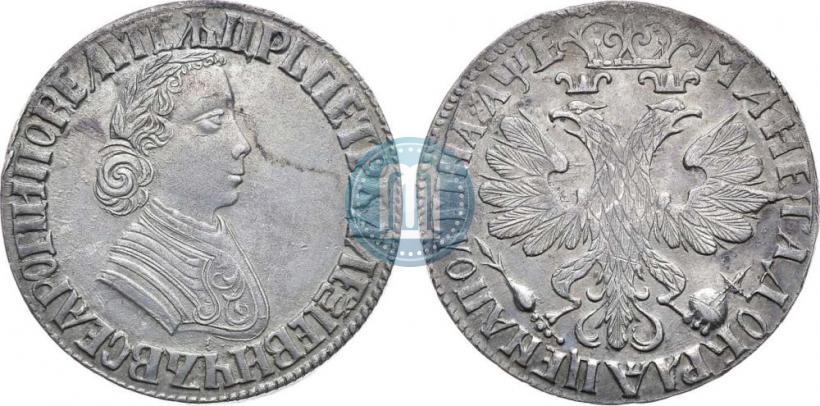 Picture Poltina 1705 year  "Portrait by F. Alekseev"