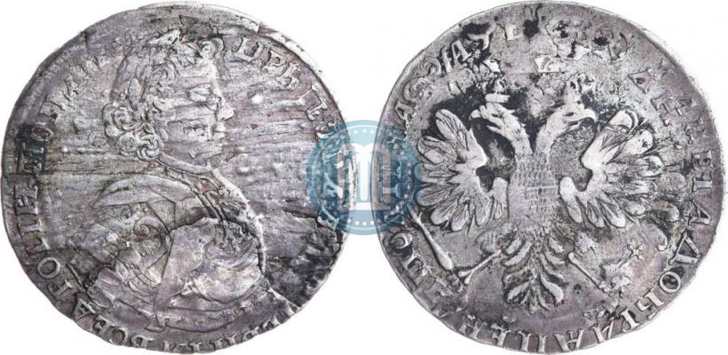 Фото Полтина 1706 года  