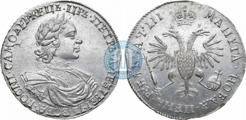 Picture 1 rouble 1718 year OK-L 
