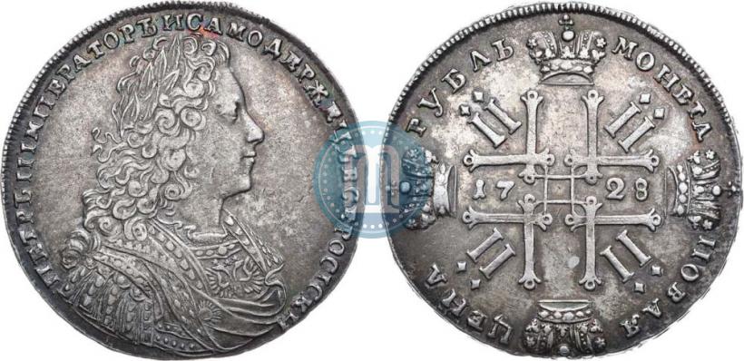 Фото 1 рубль 1728 года  "Тип 1728"