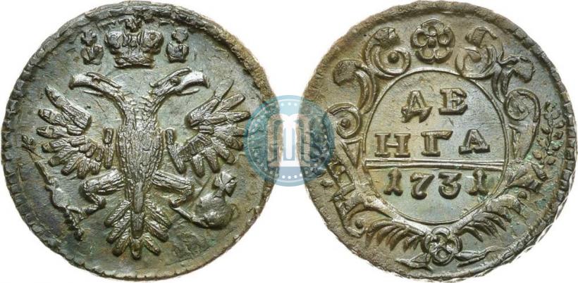 Фото Денга 1731 года  