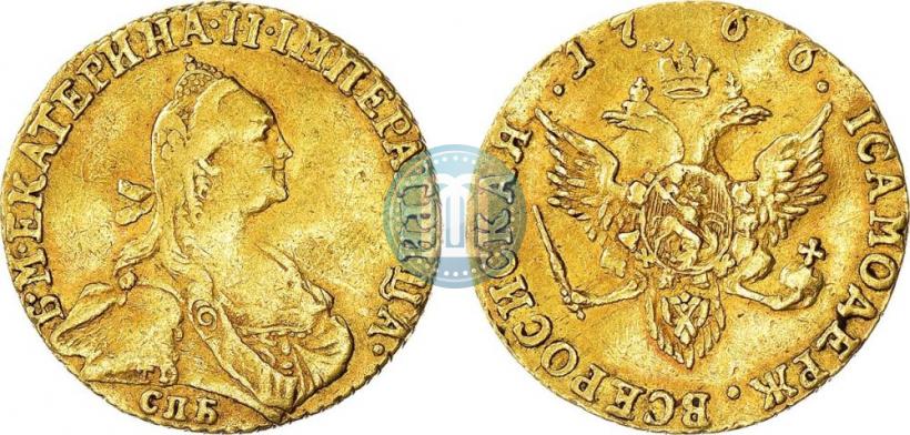 Picture 1 ducat 1766 year СПБ 