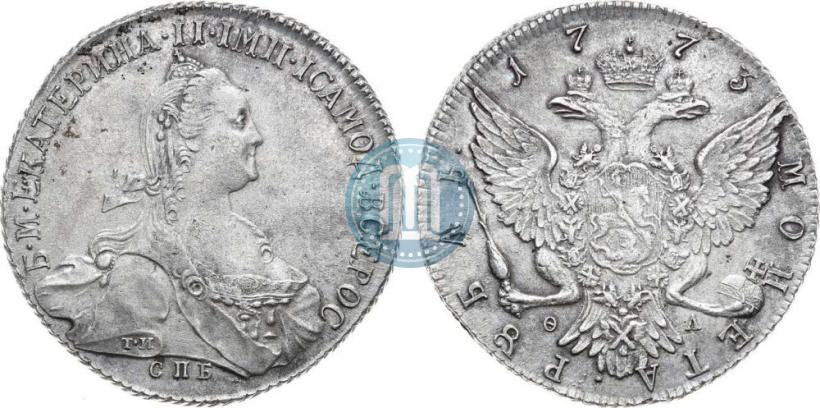 Фото 1 рубль 1773 года СПБ-ФЛ 