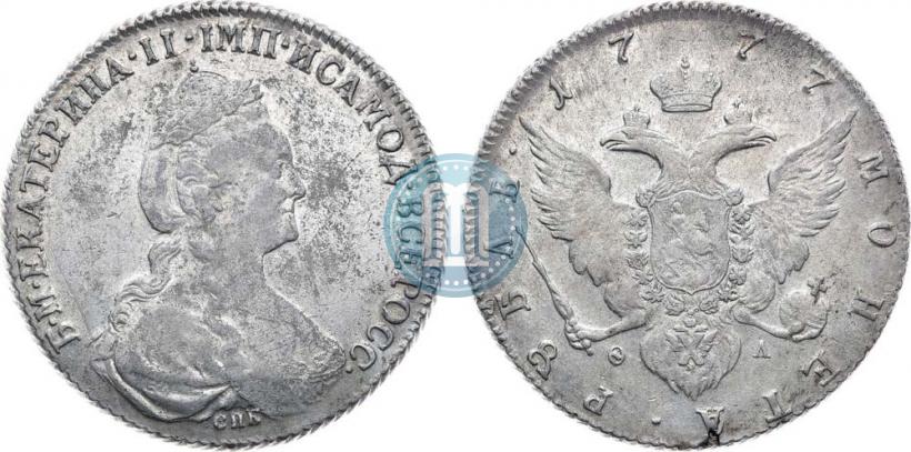 Picture 1 rouble 1777 year СПБ-ФЛ 