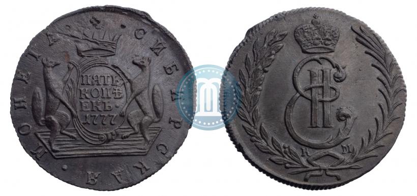 Picture 5 kopecks 1777 year КМ 
