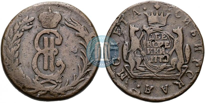 Фото 2 копейки 1779 года КМ 