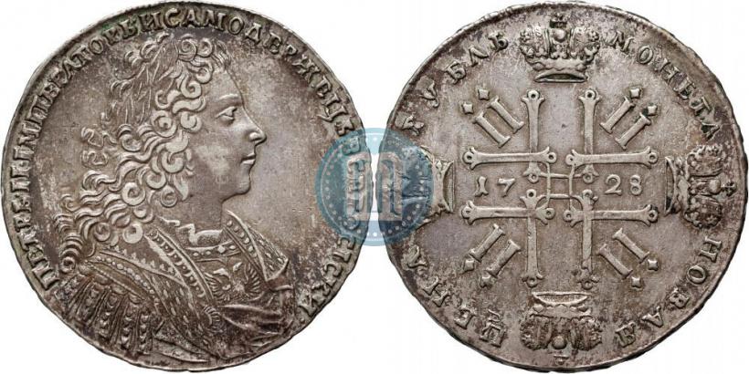 Picture 1 rouble 1728 year  "Type of 1728"