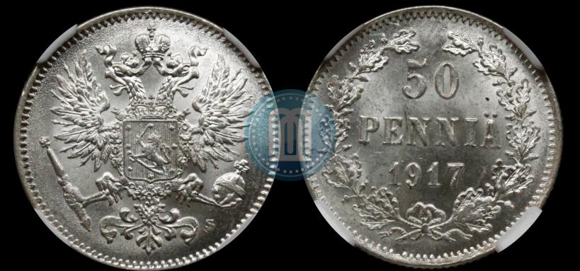 Picture 50 pennia 1917 year S 