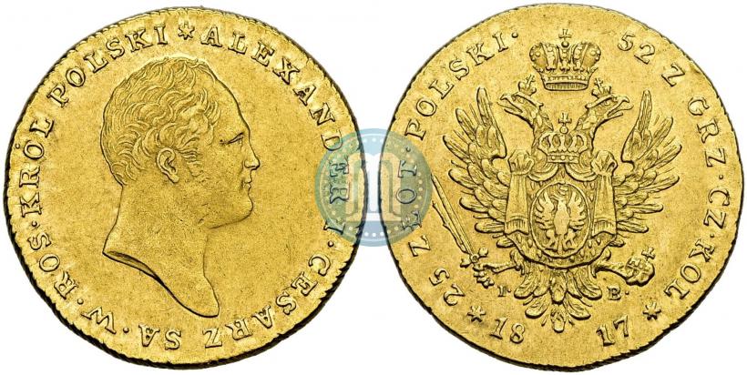 Picture 25 złotych 1817 year IB 