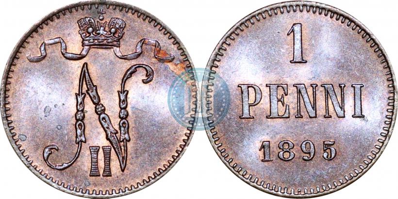 Picture 1 penni 1895 year  