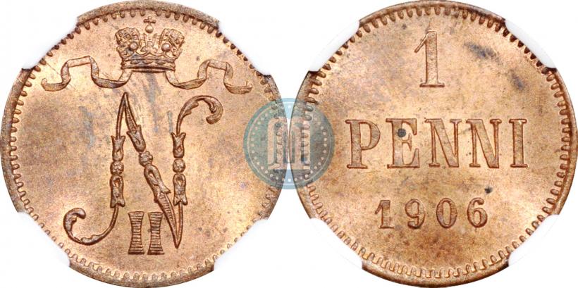 Picture 1 penni 1906 year  