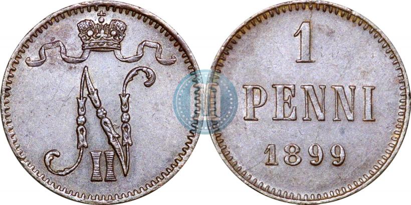 Picture 1 penni 1898 year  