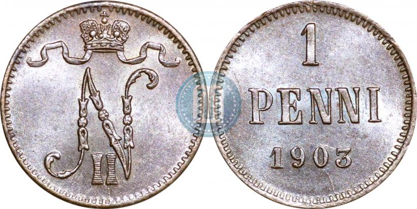 Picture 1 penni 1903 year  