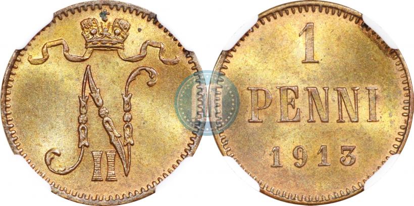 Picture 1 penni 1913 year  