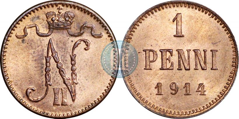 Picture 1 penni 1914 year  