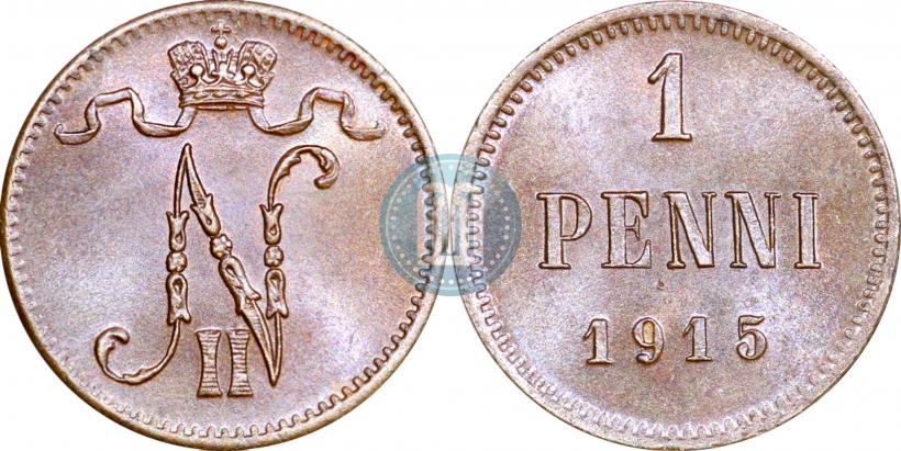 Picture 1 penni 1915 year  