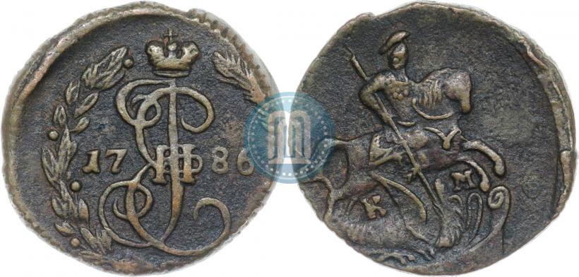 Фото Денга 1786 года КМ 