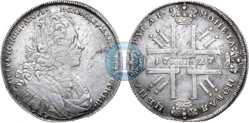 Picture 1 rouble 1727 year СПБ "Petersburg type"