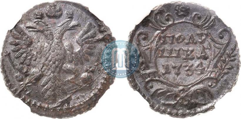 Picture Polushka 1734 year  