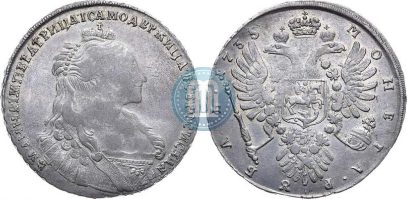 Picture 1 rouble 1735 year  