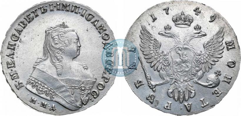 Picture 1 rouble 1749 year ММД 
