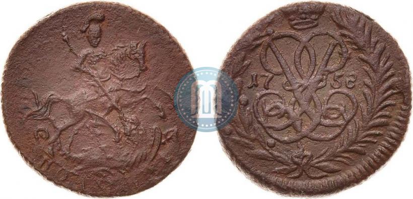 Фото Полушка 1758 года  
