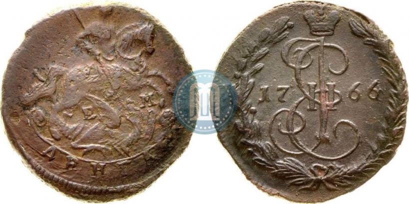 Фото Денга 1766 года ЕМ 