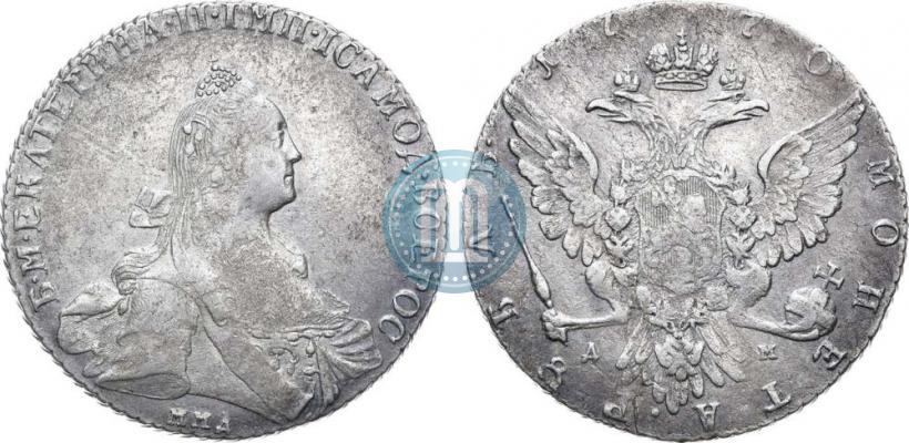 Фото 1 рубль 1770 года ММД-ДМ 