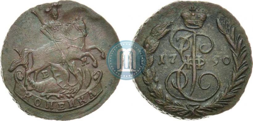 Фото 1 копейка 1790 года ЕМ 