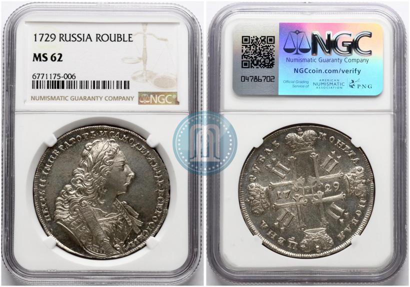 Picture 1 rouble 1729 year  "Type of 1729"