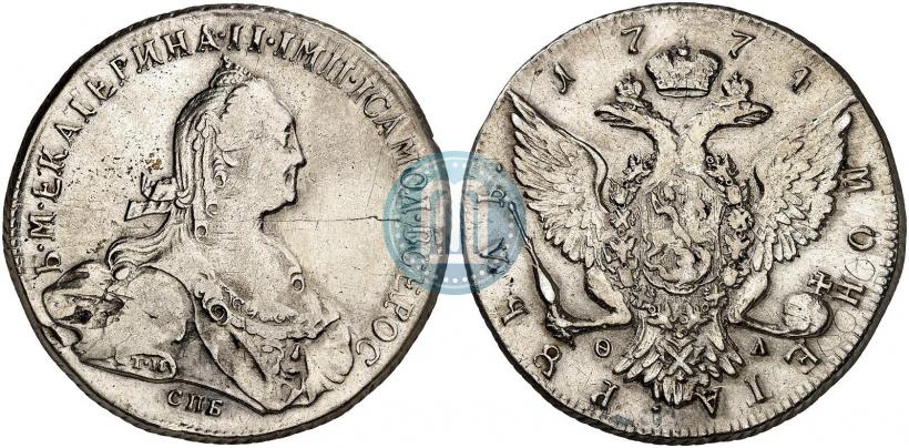 Picture 1 rouble 1774 year СПБ-ФЛ 