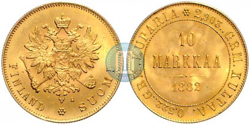 Фото 10 марок 1882 года S 