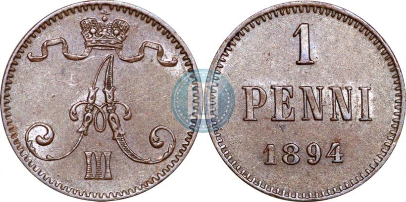 Picture 1 penni 1894 year  