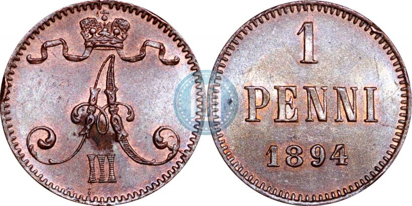 Picture 1 penni 1894 year  