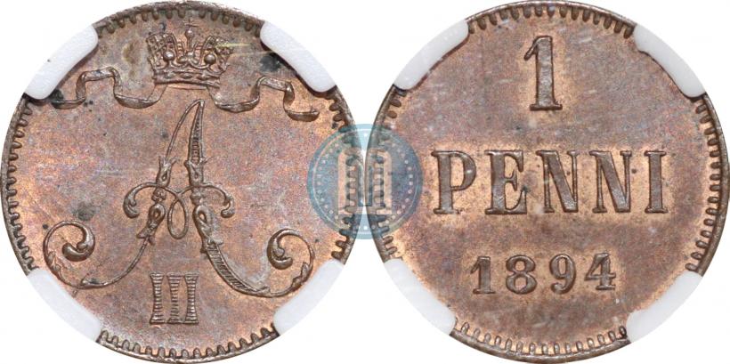 Picture 1 penni 1894 year  
