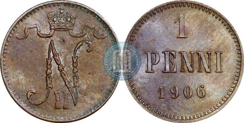 Picture 1 penni 1906 year  