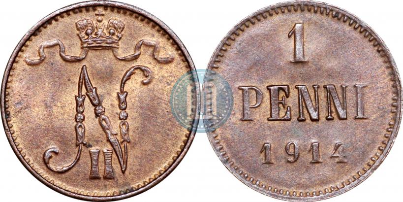 Picture 1 penni 1914 year  