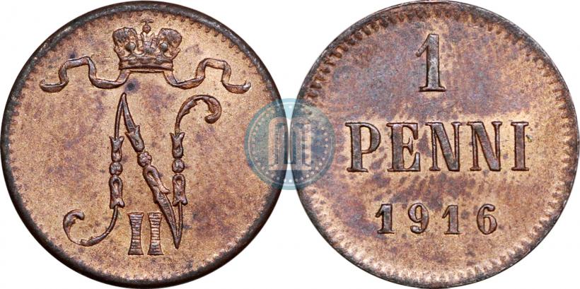 Picture 1 penni 1916 year  