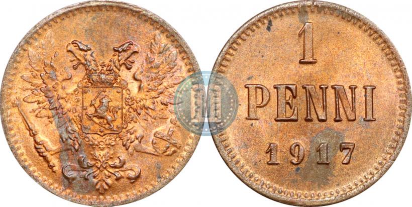 Picture 1 penni 1917 year  