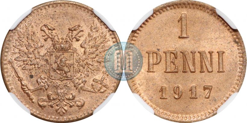 Picture 1 penni 1917 year  