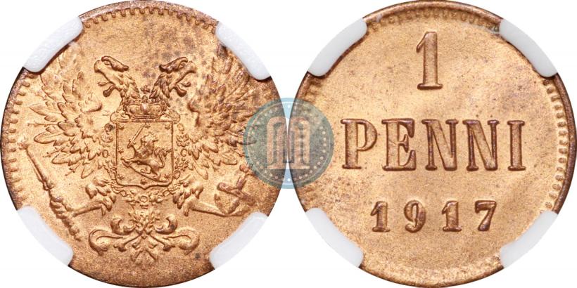 Picture 1 penni 1917 year  