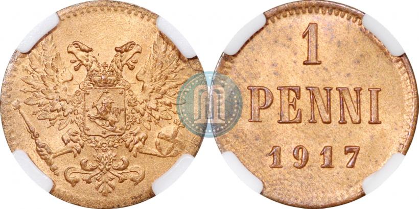 Picture 1 penni 1917 year  