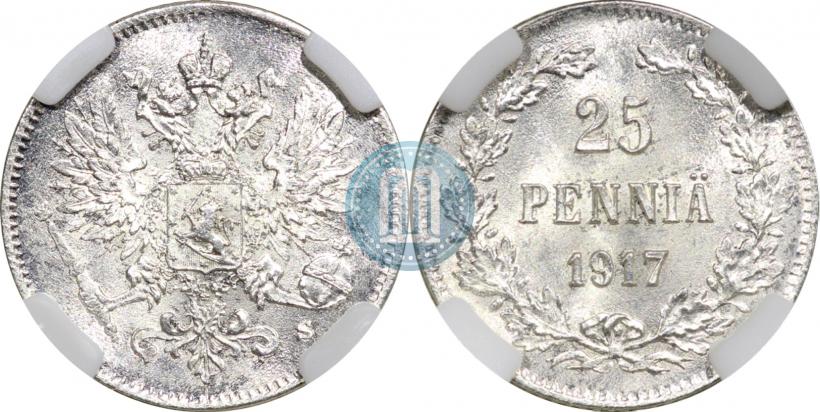 Фото 25 пенни 1917 года S 