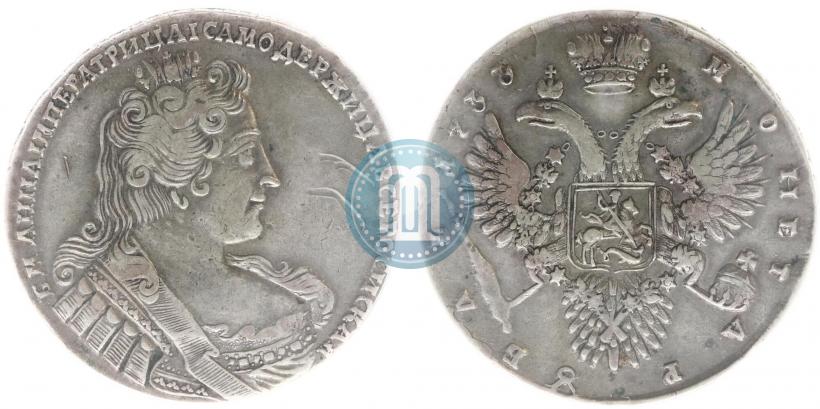 Picture 1 rouble 1733 year  
