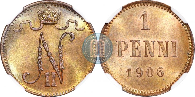 Picture 1 penni 1906 year  